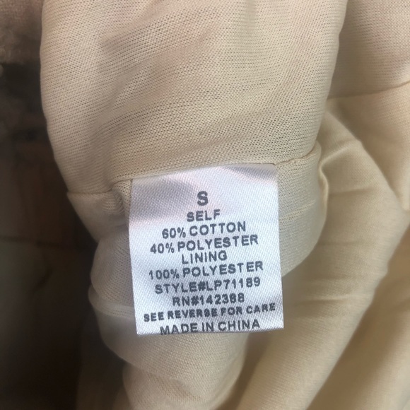 🔥3 for $30 Beige Lace Up Distressed Romper - Picture 6 of 8